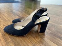 Bodenschuhe blau, Gr. 38, Pumps mit Scheife Saarland - Schwalbach Vorschau