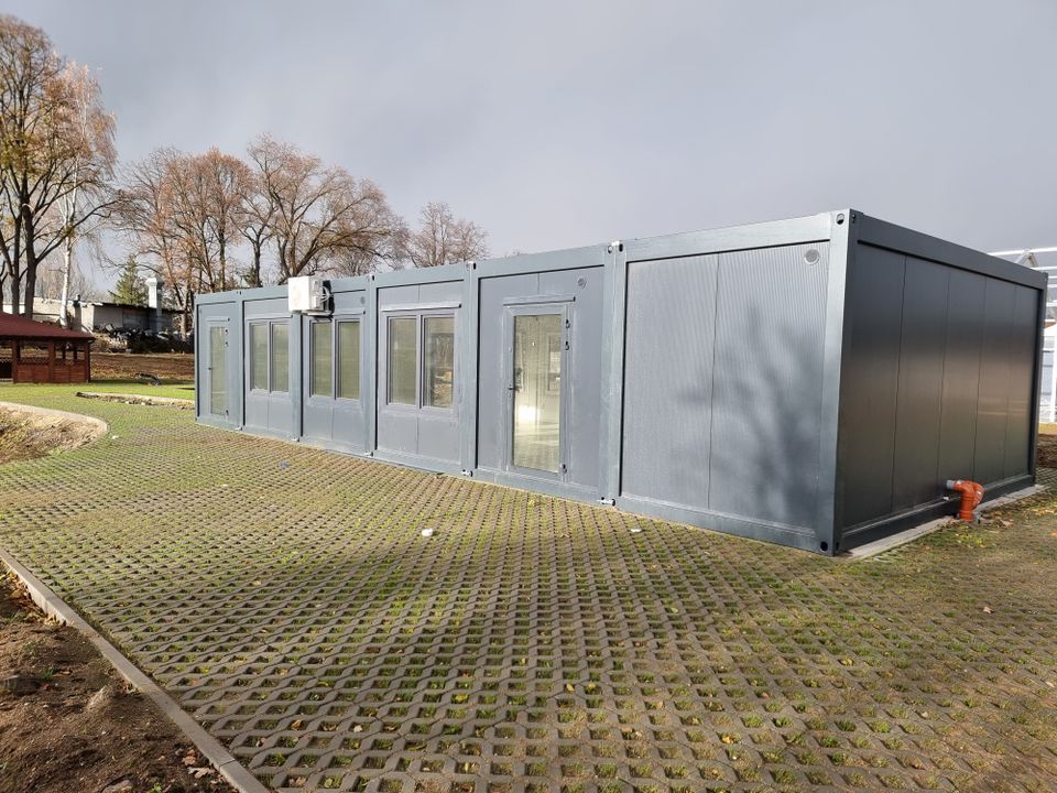 Bürocontainer, Modularer Container, Ausstellungsraum, in Berlin