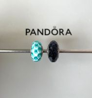 Pandora Charm Murano Glas türkis oder blau mit Glitzer Rheinland-Pfalz - Grünstadt Vorschau