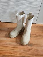 beige Stiefeletten/Stiefel Gr. 36 Echtleder Bayern - Allershausen Vorschau