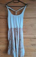 WIE NEU Kleid edc Esprit 34 XS Spaghettiträger beige weiß Sachsen - Zwickau Vorschau