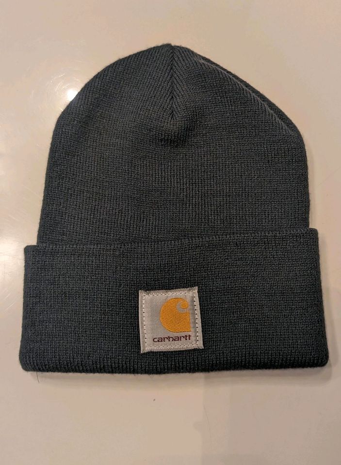 Original Carhartt Beanie Mütze grau in Hanau