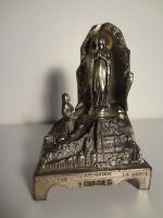 Antike franz. Spieluhr Metall aus Lourdes mit Grotte + Madonna Hessen - Linden Vorschau