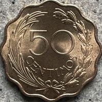 50 Centimos Münze, Paraguay, 1953 Baden-Württemberg - Mühlhausen Vorschau