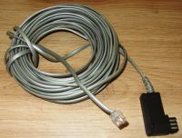 Telefonkabel - TAE-F Stecker auf RJ11 Stecker - 10 m - gebraucht Nordrhein-Westfalen - Paderborn Vorschau