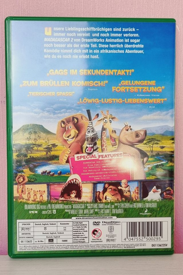 Madagascar 1 2 3 DVD Sammlung Film Kinderfilm in Heidelberg