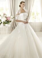Hochzeitskleid Pronovias Designerkleid Brautkleid in Ivory Düsseldorf - Bilk Vorschau