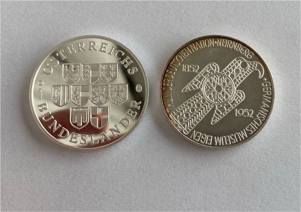 2 x 1 Unze Silber Feinsilbermünze Silber 999 in Roding