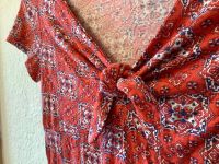 NEU Shirt Top neon orange Muster Boho Hippie Retro Stretch XS Leipzig - Knautkleeberg-Knauthain Vorschau