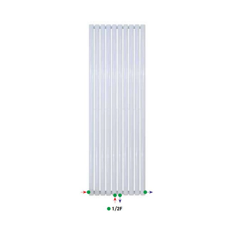 Panel radiator vertical double layer white 1800 x 472 (HXB) -8