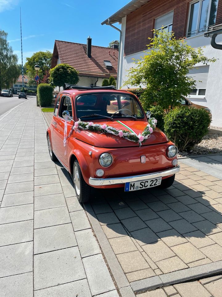 Fiat 500 F Rundtacho Wertgutachten 2 / TÜV neu in Oberhaching