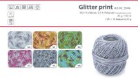 119,60 €/1 kg Gründl GLITTER PRINT Häkelgarn Garn häkeln stricken Schleswig-Holstein - Silberstedt Vorschau