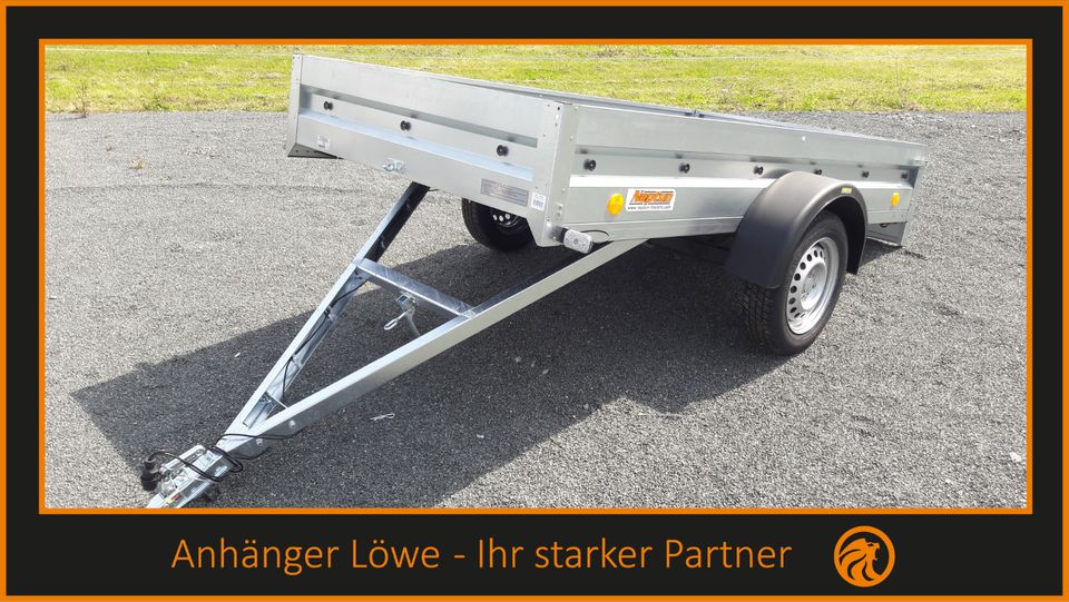 Kippbarer neuer 750 kg Anhänger, PKW-Anhänger, Trailer, offen in Ilsede