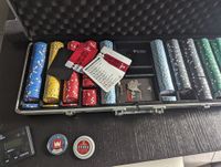 Pokerkoffer (500) Keramikchips mit Hold'em Matte Saarbrücken-Halberg - Schafbrücke Vorschau