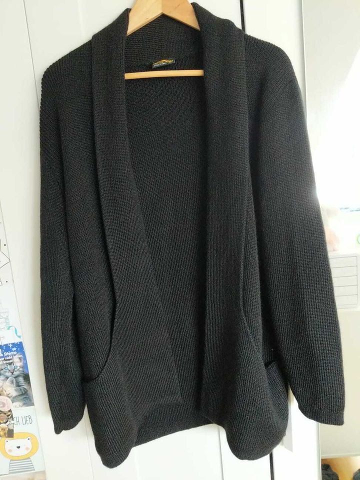 Alpaka Jacke /  long Cardigan schwarz  S von Natural Style NEU in München