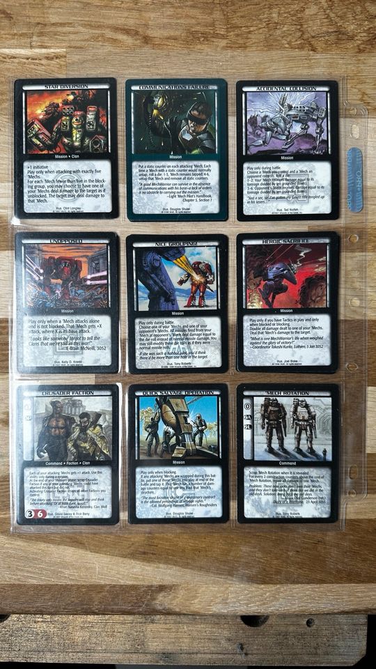 Sammlung von 250 Karten Battletech TCG / CCG Trading card game in Esslingen