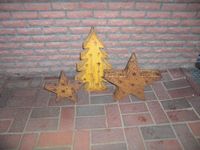 rostdeko tannenbaum sterne metall Niedersachsen - Haselünne Vorschau