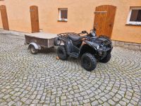 Kawasaki KVF 300 360 Quad  mit Anhänger HP 401 Sachsen-Anhalt - Bad Kösen Vorschau