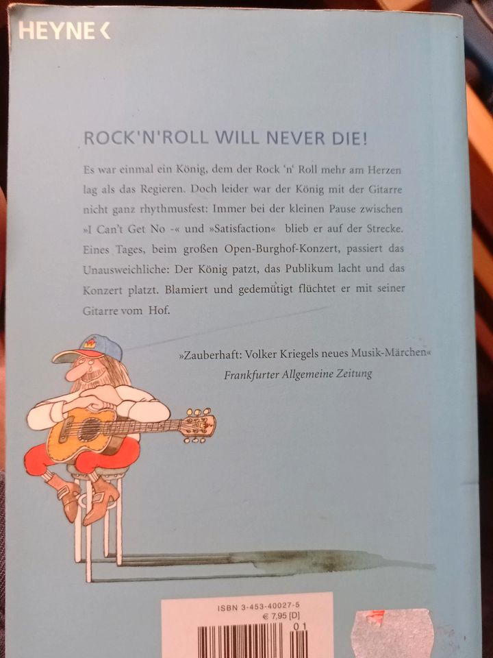 Buch Volker Kriegel "Der Rock'n'Roll König" Heyne Verlag in Mönchengladbach