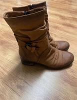 Mjus Stiefelette Gr. 40 Echt Leder braun Cognac Bayern - Neunburg Vorschau