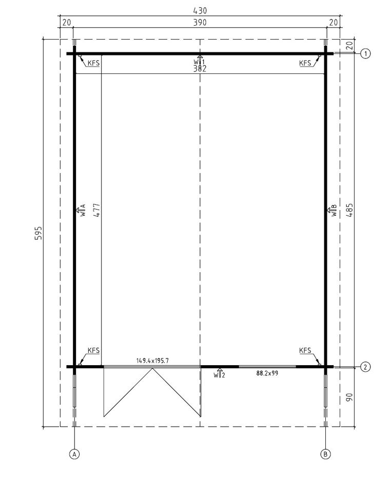 20% RABATTAKTION 40 mm Gartenhaus ISO in 7 verschiedenen Größen 5x4 m bis 6x6 m Gerätehaus Holzhaus Hütte Blockhaus Blockhaus in Hahn am See