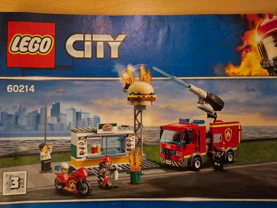 Lego City 60214 Feuerwehreinsatz im Burgerrestaurant Spritzwagen in Pfullingen