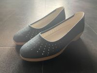 Schuhe Damen Ballerina Keilabsatz NEU Größe 40 blau Brandenburg - Potsdam Vorschau