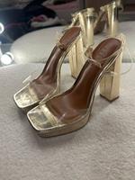 Goldene Sandalen Absätze Hannover - Herrenhausen-Stöcken Vorschau