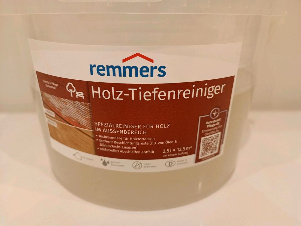 REMMERs HOLZ-TIEFENREINIGER SET 2,5 Liter mit Bürsten in Hünxe