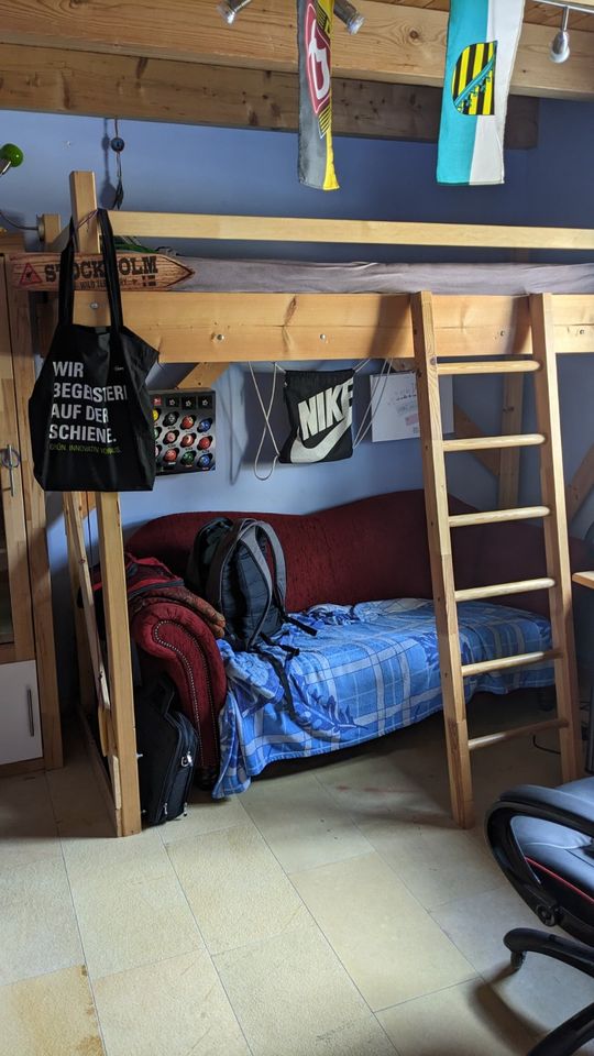 Hochbett Bett Kinder Schlafen Kinderzimmer in Kreischa