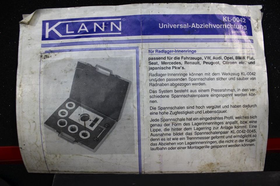 Klann KL0042 Universal-Abziehvorrichtung für Radlager 42704 in Dinslaken