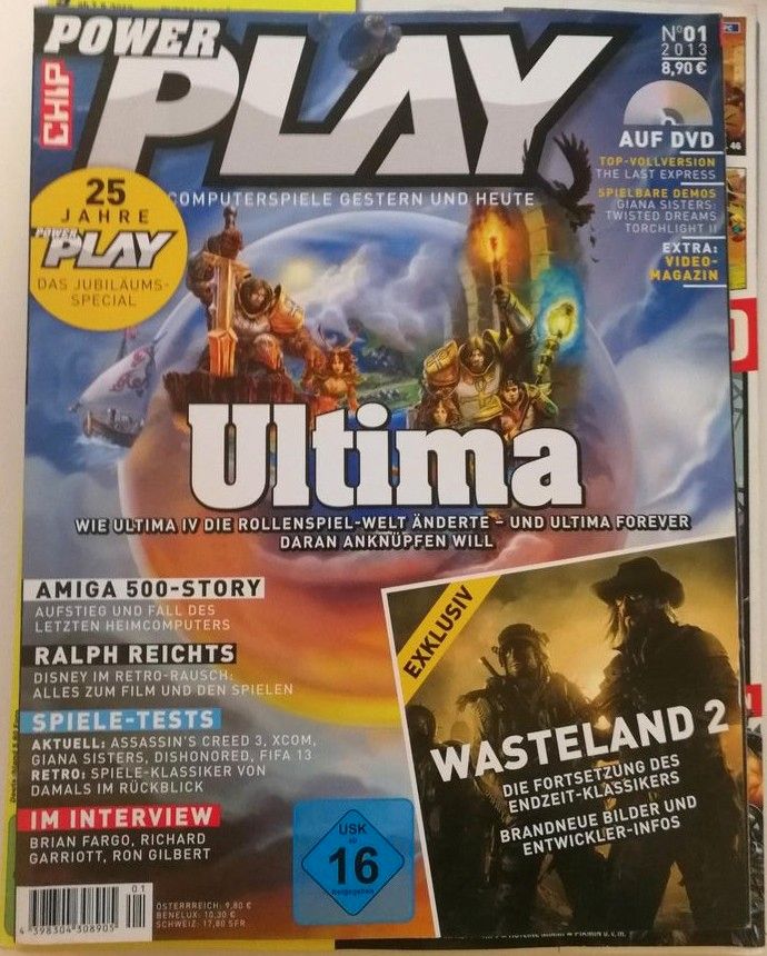 6 verschiedene PC-Spielemagazine inklusive DVDs/ Jahr 2013 in Varel