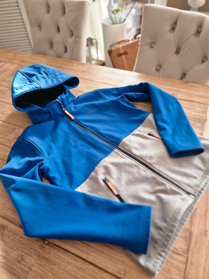 Softshell Jacke *Outdoor Mountain Warehouse * Gr. 152 * blau/grau in Koblenz