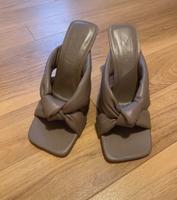 Mango High Heels Sandalen mit Knotendetail hellbraun Bielefeld - Stieghorst Vorschau