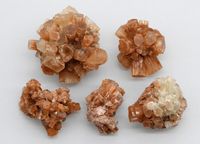 Mineralien Edelsteine - 5 sehr schöne Aragonit Kristalle -Marokko Sachsen - Rochlitz Vorschau
