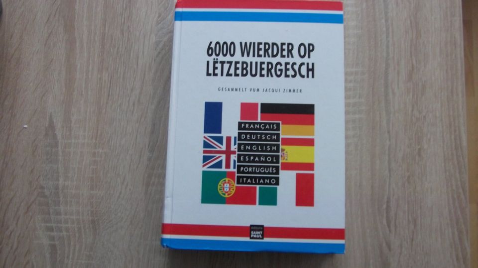 Wörterbuch für  lätzebuergesche und noch 7 Sprachen in Konz