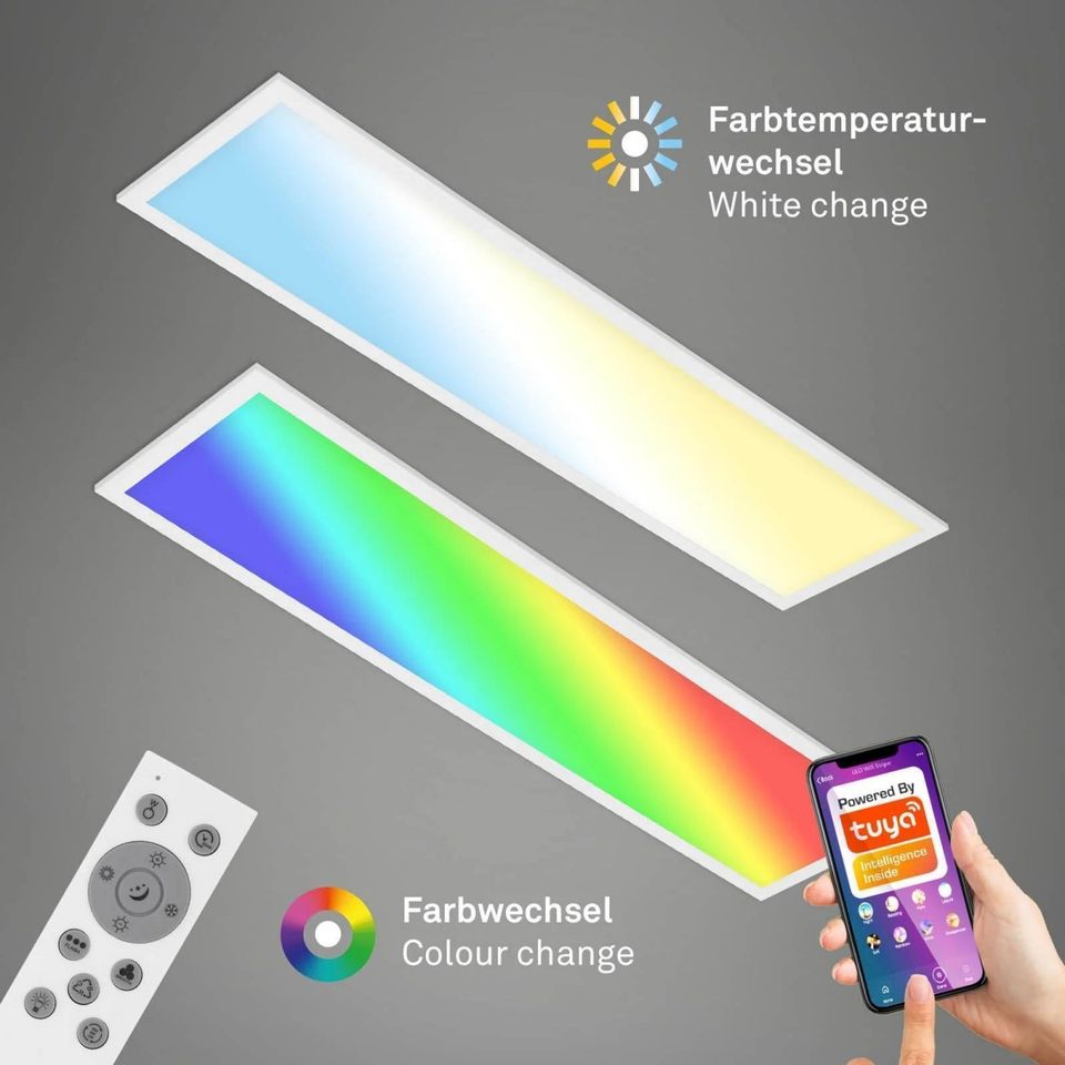 B-Kartonage Deckenleuchte LED Panel Smart-Home 100cm CCT RGB Deck in Delmenhorst