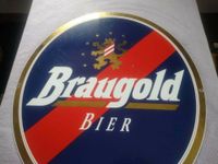 Braugold Bier Emailschild 60x66 cm Hessen - Meißner Vorschau