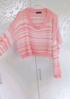 Damen Strickpullover Rosa weiss Gr. S 36 Niedersachsen - Walsrode Vorschau