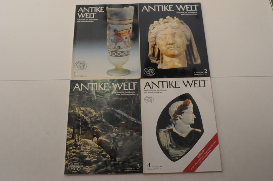 Antike Welt,1994, 1-4. Zeitschrift für Archäologie u. Kulturgesch in Köln