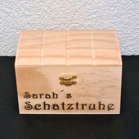 Holzkiste Schatzkiste Kiste Schatztruhe Geschenk Lasergravur Bayern - Kettershausen Vorschau