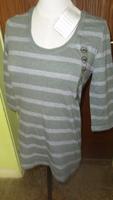 Basic Langarm Shirt, grün Mix Gr.40 Sachsen - Bischofswerda Vorschau