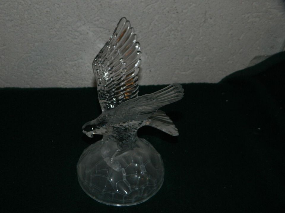 Figur Adler Kristall Glas Figur Eagle - Boutique Cristal d'Arques in Schotten