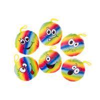 24x Plüsch Emojis in Regenbogen Farben, Karneval, Wurfmaterial Nordrhein-Westfalen - Hellenthal Vorschau