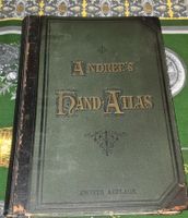 Allgemeiner Handatlas 1887 Richard Andrees antiquarisch Hessen - Zwingenberg Vorschau