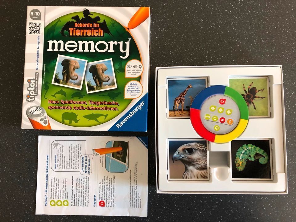 Tiptoi-Spiel „Rekorde im Tierreich - Memory“ UVP 24,99€ in Bedburg