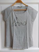 zartes T-Shirt, Hallhuber, Gr. S, love – Glitzersteine, Seide Brandenburg - Potsdam Vorschau
