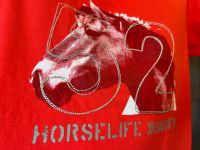 Red Horse Shirt Pferde Tshirt rot glitzer Größe 140 ❤️ Bayern - Goldkronach Vorschau