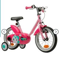 Btwin Einhorn rosa weiß Fahrrad Kinderfahrrad 14 Zoll Nordrhein-Westfalen - Castrop-Rauxel Vorschau