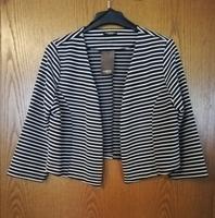 Jacke schwarz/weiß gestreift Gr.46/XL Saarland - Ottweiler Vorschau